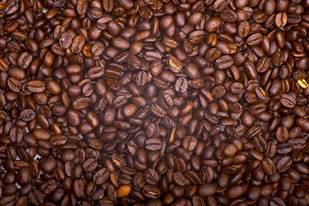 咖啡豆背景新鲜咖啡豆图片