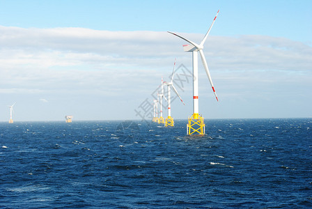 海上风能发电可持续能源图片