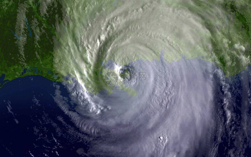该NOAA图像为公共领域GOES124图片