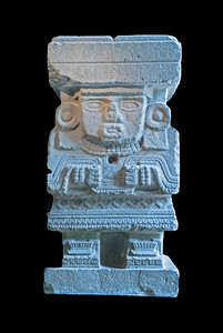 墨西哥人类学博物馆的史前雕塑图片