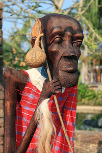 男非洲木雕图片