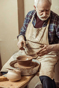 近身的男工匠在陶图片