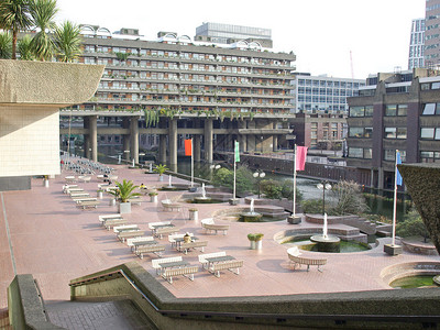 伦敦Barbican中心的标志建筑新的图片