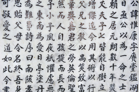 香港寺庙的汉字背景背景图片