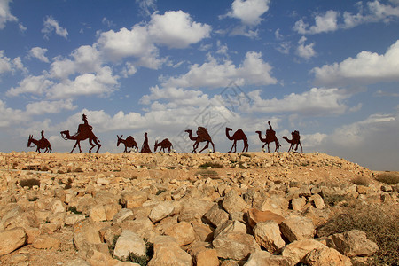 以色列EnAvdat公园内盖夫沙漠图片