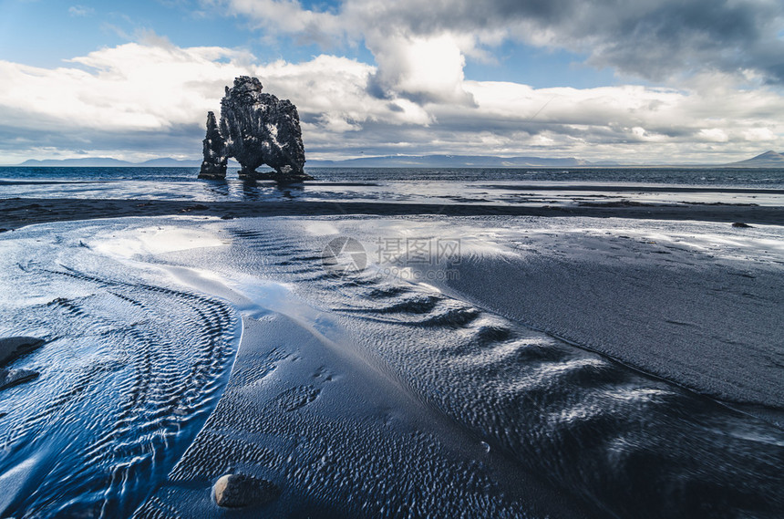 冰岛著名的Hvitse图片