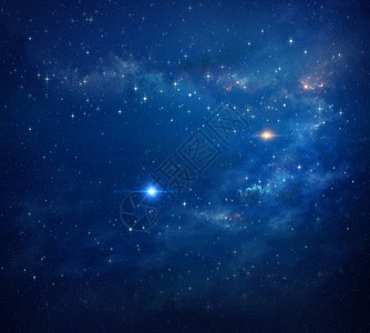 银河系和恒星群在深空高定图片