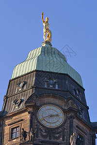 德国累斯顿的Rathausturm市政厅图片