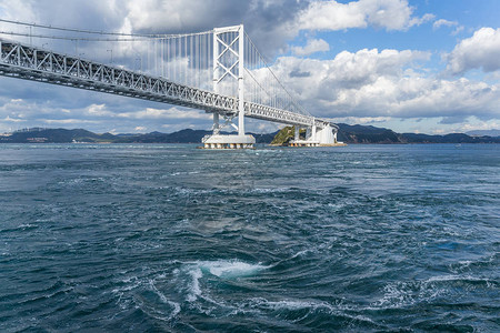 日本的Onaruto桥和Whir图片