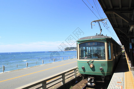 Enoshima电工铁路和日图片