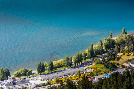 新西兰皇后城南岛湖景色图片