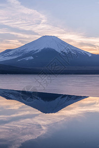 日本的富士山景观图片