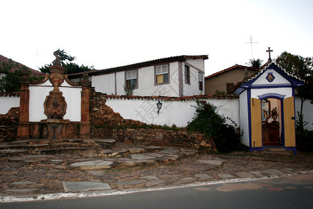 帕拉卡图的小教堂布拉齐背景图片
