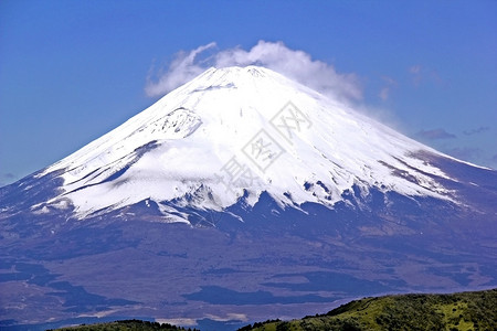 日本富士山的特写照片图片