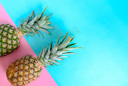 菠萝背景夏日系列背景图片