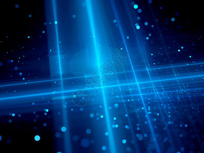 蓝光闪亮的未来技术概念计算机生成抽象背图片