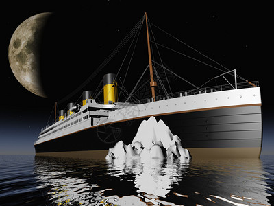 泰坦尼克体背景图片