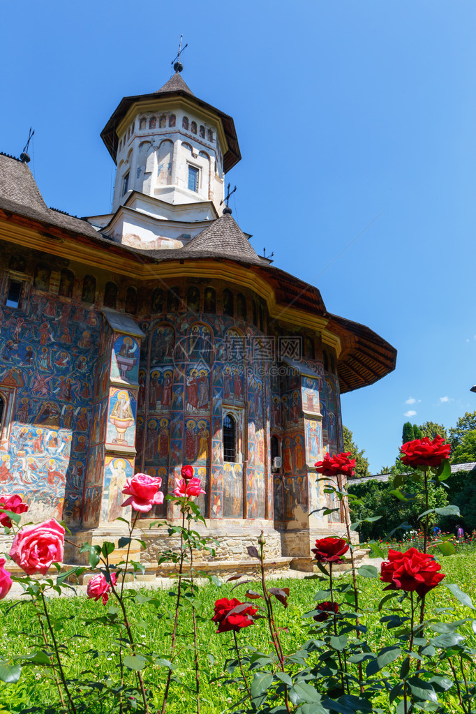 摩尔多维塔修道院是罗马尼亚东正教修道院图片