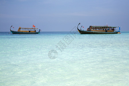 马尔代夫渔船dhoni图片