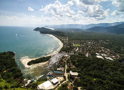 巴西SaoSebastiao海岸BarradoU图片