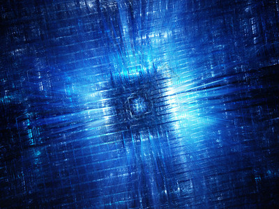 蓝光硬件分形计算机生成抽象背景的图片