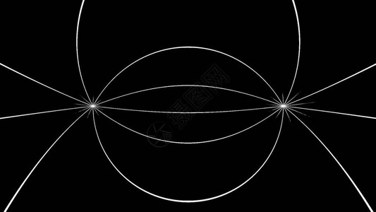 金沙粒子动画带有动画移动线条的抽象背景线条正在增长和移动流动的光插画