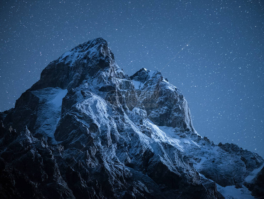 夜色风景与星空图片