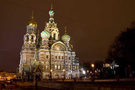 滴血的救世主俄罗斯圣彼得堡背景图片