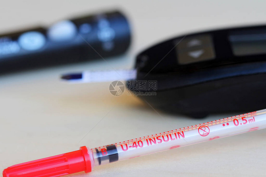糖尿病胰岛素注射器图片