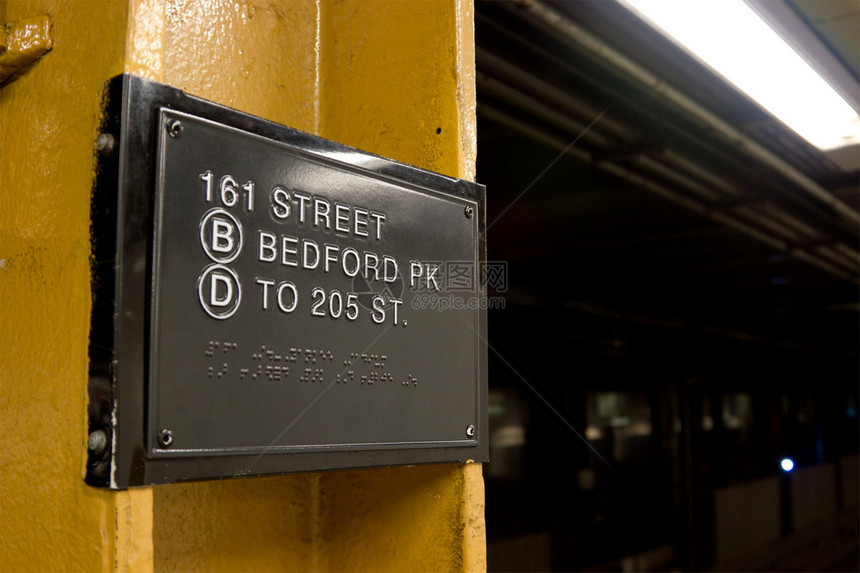 纽约布朗克斯第161街地铁站位于图片