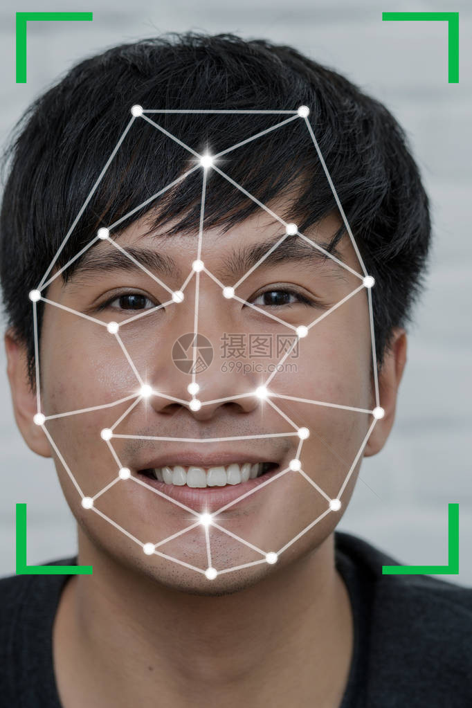 人脸检测和识别生物特征验证计算机视觉和图片
