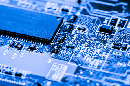 电路子在主板技术计算机背景背景图片