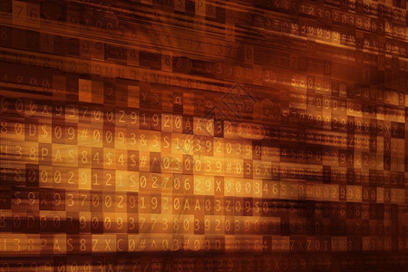 网络背景数字计算机加密抽象背景插图与隐藏密码覆盖计图片