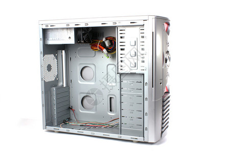 现代电脑机箱塔背景图片
