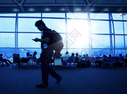 香港机场乘客图片