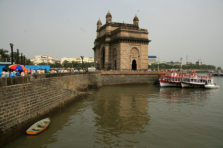 通往印度孟买市的门户印度图片