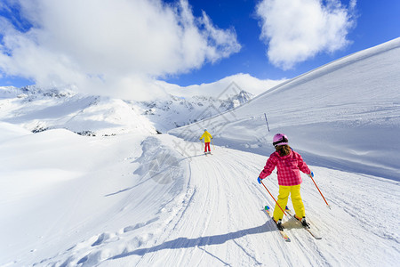 滑雪冬天滑雪课滑雪图片