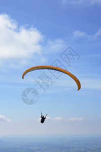 高空滑翔伞冒险图片