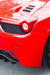 红色超级跑车背景图片