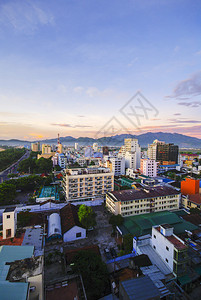 山地景热带太平洋海城市观图片