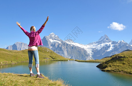 瑞士Jungfrau地区阿尔卑斯图片