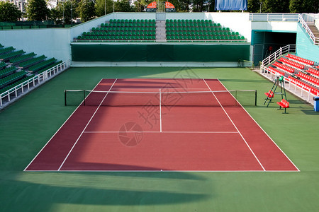 体育网球场图片