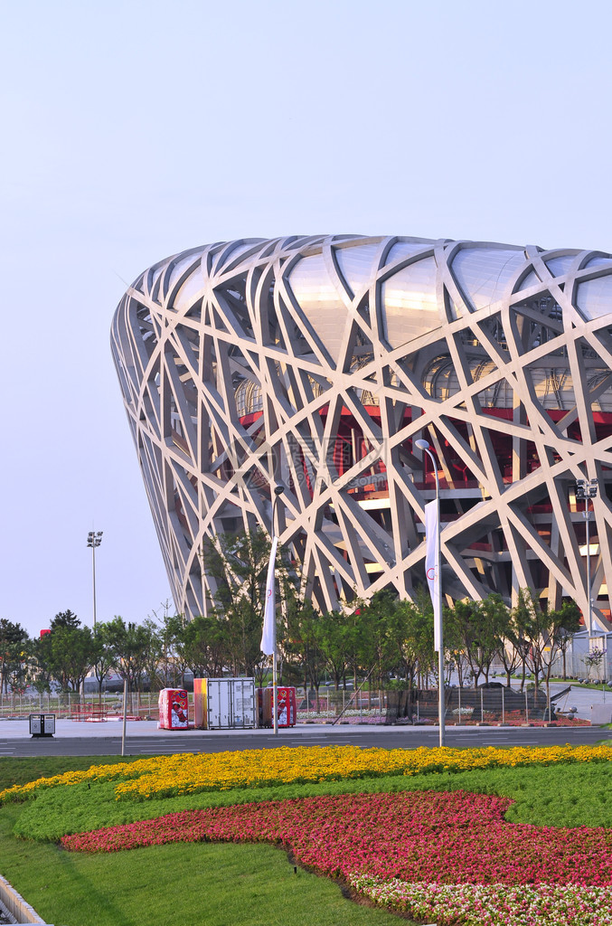 北京奥运会鸟巢体育场图片