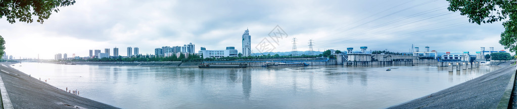 长江Panorama著名的Gehouba大图片