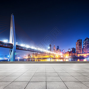 重庆桥附近市区风景和天线背景图片