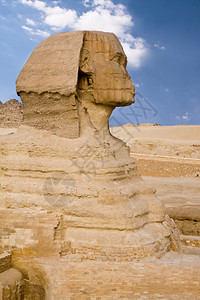古代石雕像Giza的埃图片