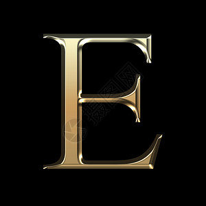 哑光字母E珠宝字体收藏背景图片