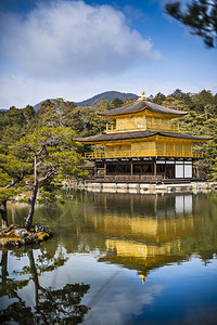 日本京都金阁寺银阁寺图片