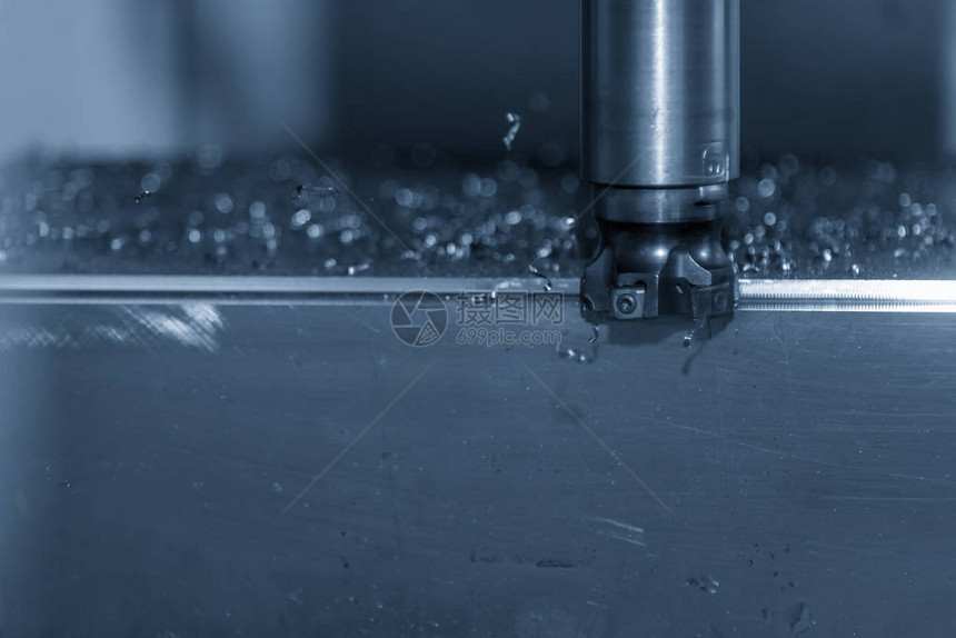 CNC碾磨机用可指数半径端磨粉工具切割模具部分高技术制造过程图片