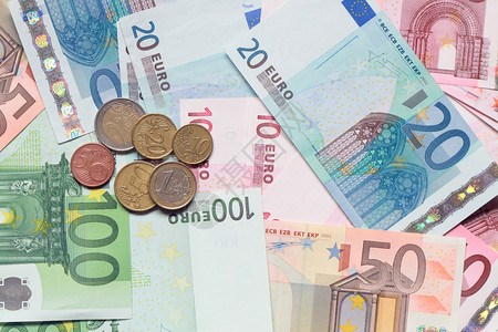 各种欧洲联盟货币背景介绍2背景图片